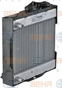 BMW Auxiliary Radiator - Passenger Side 17117802662 - Behr 376746511